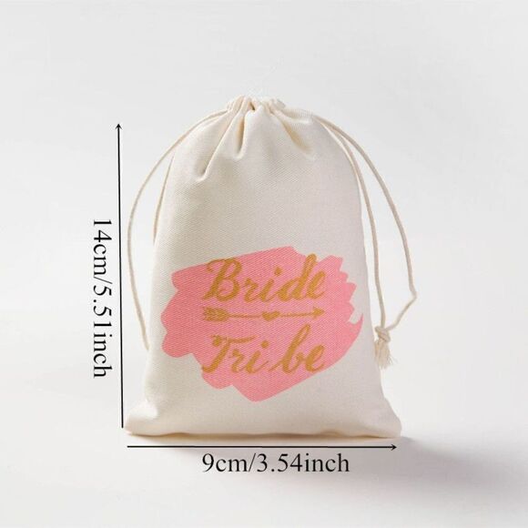 Bride Tribe Drawstring Bag - Picture 1 of 5